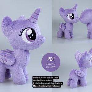 Chibi Pony Plush sewing pattern image 2