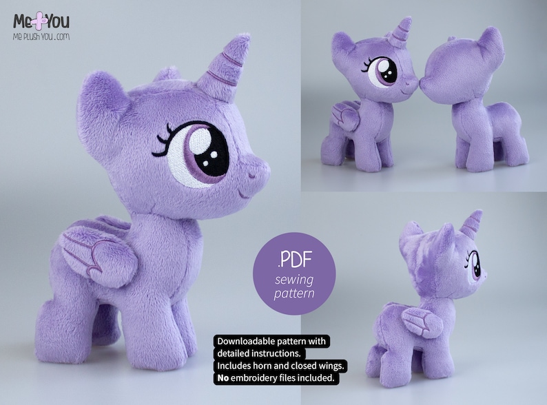 Chibi Pony Plush sewing pattern image 2