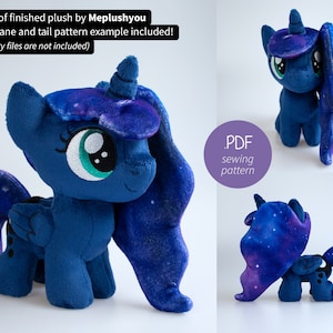 Chibi Pony Plush sewing pattern image 3