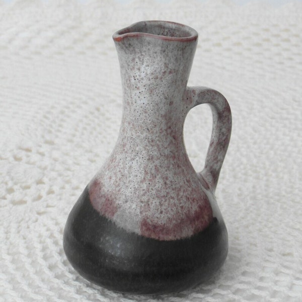 Vase HAKENJOS West Deutsche Keramik mit Salzglasur Fat Lava Kunst Unikat 1930er Jahre