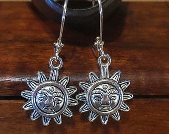 Item #53-13 -  Earrings -  Sun Face