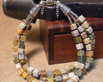 Item #3-23 - Beaded Bracelets - Natural Stones