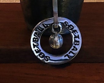 Item #38-3 - Softball - Zipper Pull