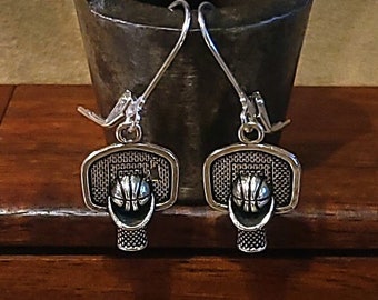 Item #44-12 - Basketball - Earrings