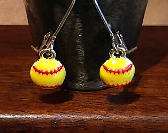 Item #36-9 - Softball - Earrings