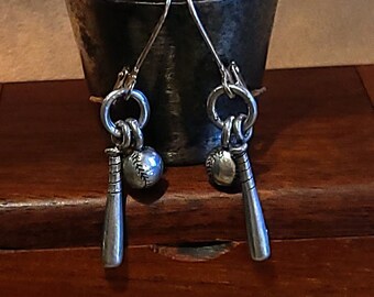 Item #36-10 - Softball - Earrings