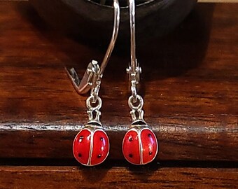 Item #53-8 -  Earrings -  Ladybug