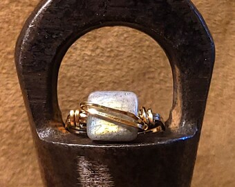 Item #10-23 - Adjustable Gold Filled Rings - Labradorite