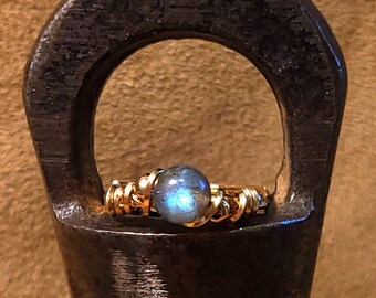 Item #10-13 - Adjustable Gold Filled Rings - Labradorite