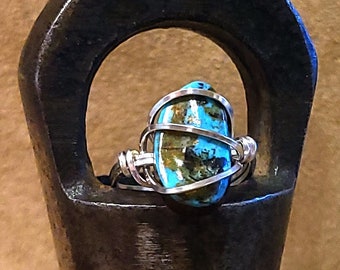 Item #10-17 - Sterling Silver Rings - Turquoise