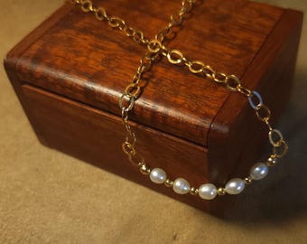 Item #12-13 -Beaded Necklace - Freshwater Pearl Necklace