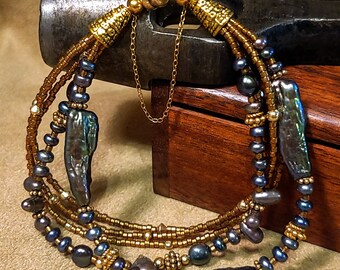 Item #1-10 - Freshwater Pearls - Bracelet
