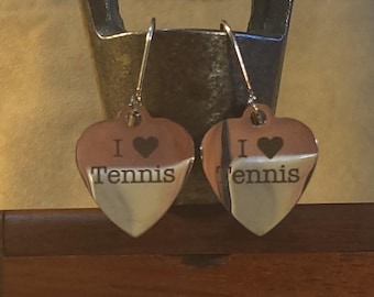 Item #31-2 - Tennis - I Love Tennis Heart