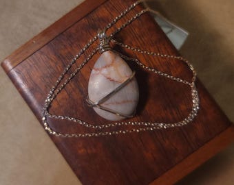 Item #8-8 - Sterling Silver Necklace - Jasper
