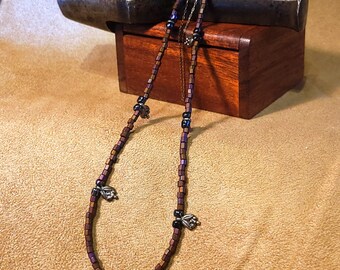 Item #13-4 - Anklet - Brown Bead