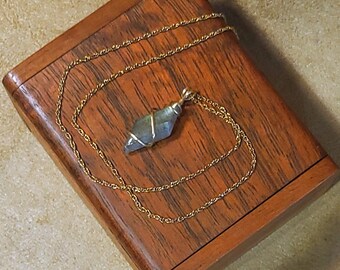 Item #7-4 - Gold Filled Necklace - Labradorite