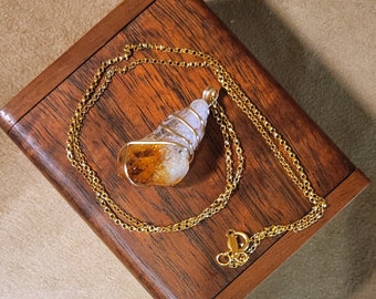 Item #7-43 - Gold Filled Necklace - Citrine