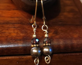 Item #5-45 - Freshwater Pearl - Earrings
