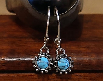 Item #53-6 -  Earrings -  Turquoise (MM)