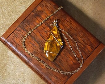 Item #7-12 - Gold Filled Necklace - Pietersite