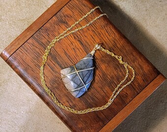Item #7-10 - Gold Filled Necklace - Jasper