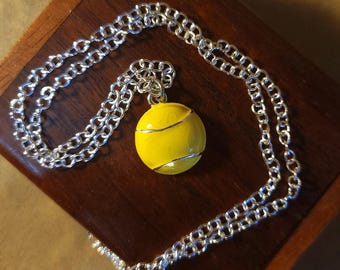 Item #29-18 - Tennis Jewelry - Necklace - Enameled Silver