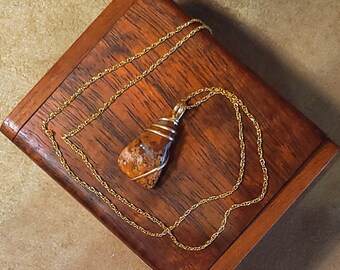 Item #7-5 - Gold Filled Necklace - Jasper