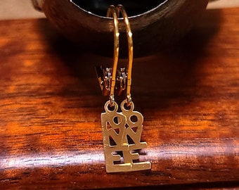 Item #5-64 - Gold Filled Earrings - Love
