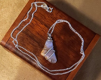 Item #8-7 - Sterling Silver Necklace - Quartz
