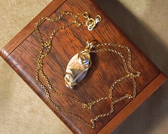 Item #7-18 - Gold Filled Necklace - Jasper