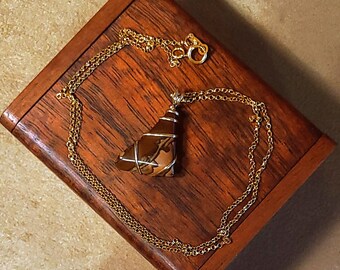 Item #7-30 - Gold Filled Necklace - Jasper