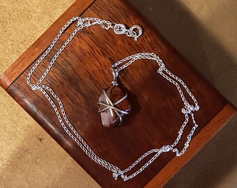 Item #8-24 - Sterling Silver Necklace - Jasper
