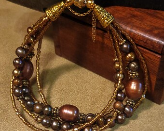 Item #1-3 - Freshwater Pearls - Bracelet