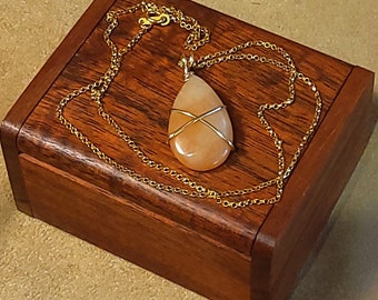 Item #7-34 - Gold Filled Necklace - Quartz