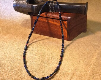 Item #13-1 - Anklet - Black Bead