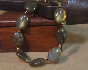 Item #2-10 - Beaded Bracelets - Labradorite