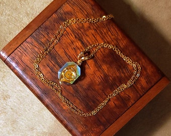 Item #7-7 - Gold Filled Necklace - Crystal