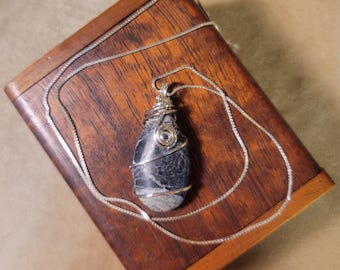 Item #8-5 - Sterling Silver Necklace - Jasper