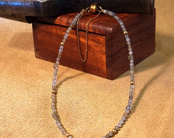 Item #13-6 - Anklet - Labradorite