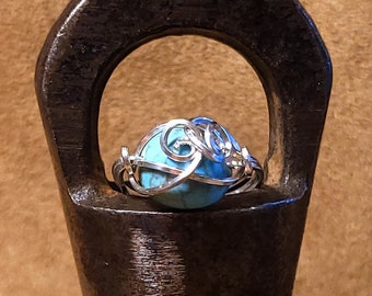 Item #10-21 - Sterling Silver Rings - Turquoise