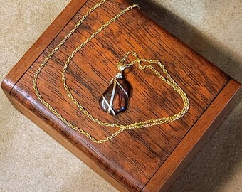 Item #7-8 - Gold Filled Necklace - Red Tiger's Eye