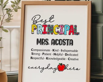 Personalized Assistant Principal Gift – Printable Appreciation Art (Digital Download)