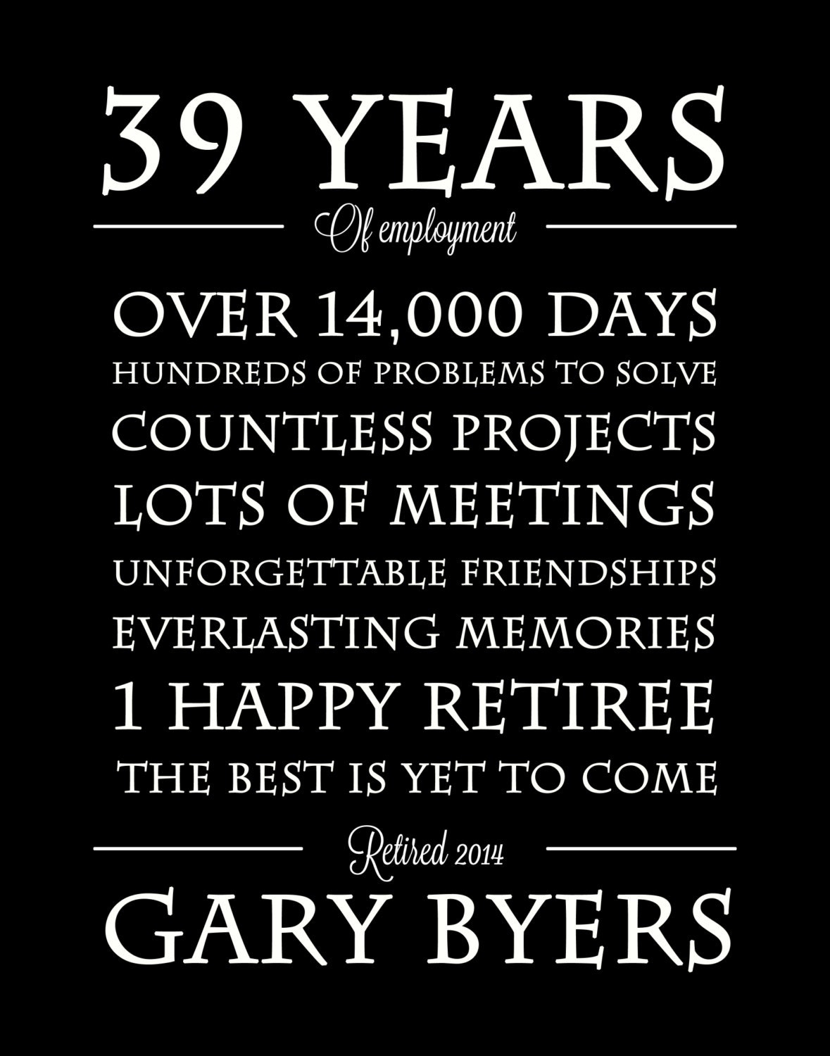 retirement gift retirement print retirement poster etsy
