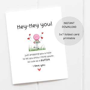 Mignonne comme carte de bouton, carte de relation, carte d'amour, carte de bouton, carte de dragueur, carte mignonne