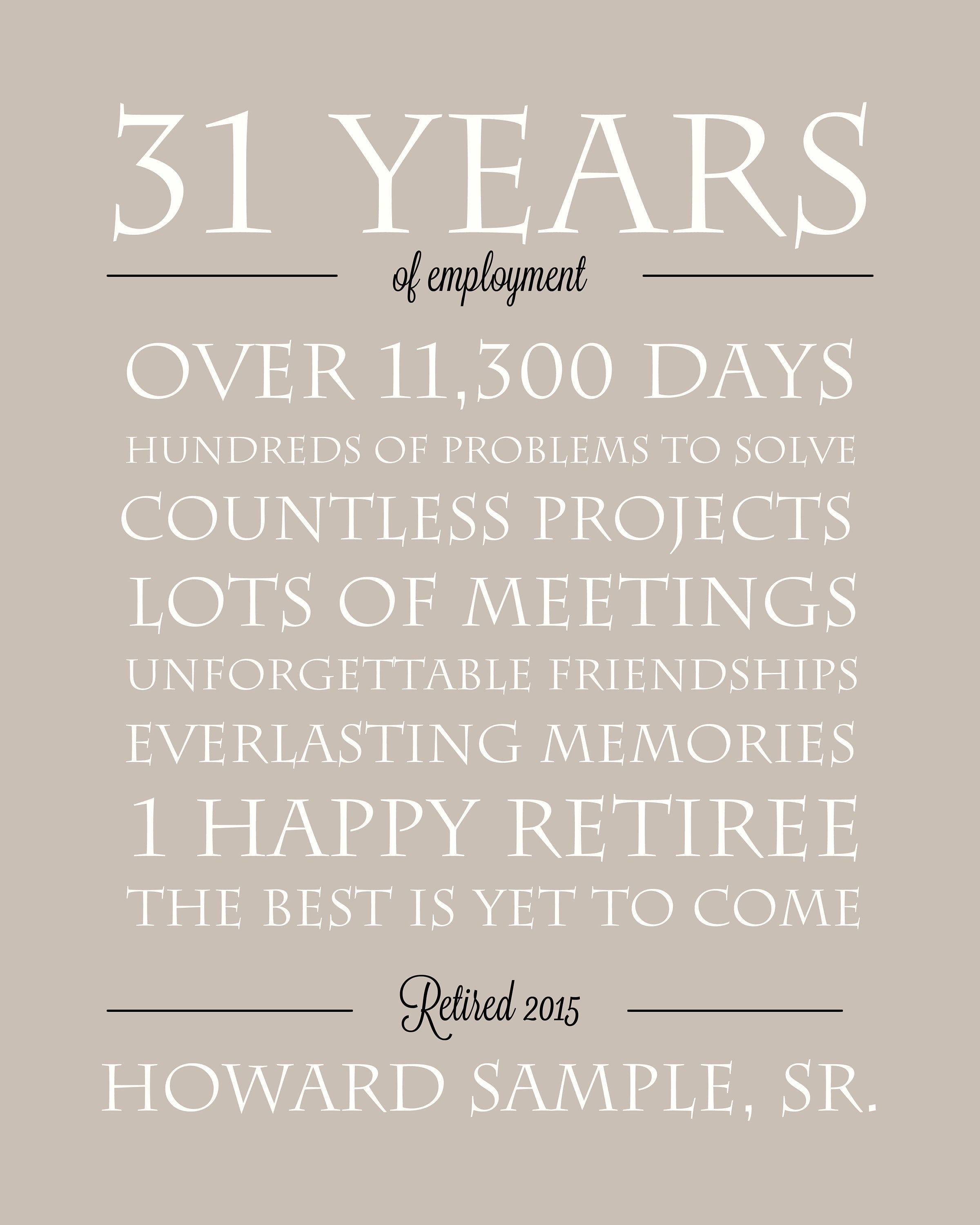 retirement gift retirement print retirement poster etsy