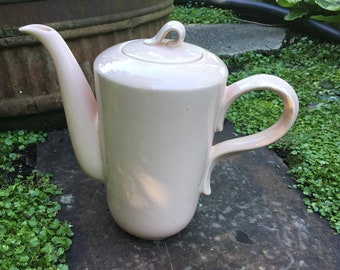 Vintage Jubilee Homer-Laughlin Coffee Pot - light pink - Vintage Tea Pot - Homer-Laughlin Fiesta Ware - Fiesta Apricot