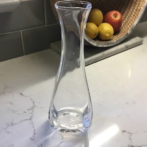 Vintage Heavy Crystal Bud Vase - Vintage Flower Vase - Lead Crystal Bud Vase - Vintage Bud Vase - Antique Bud Vase - Crystal Flower Vase