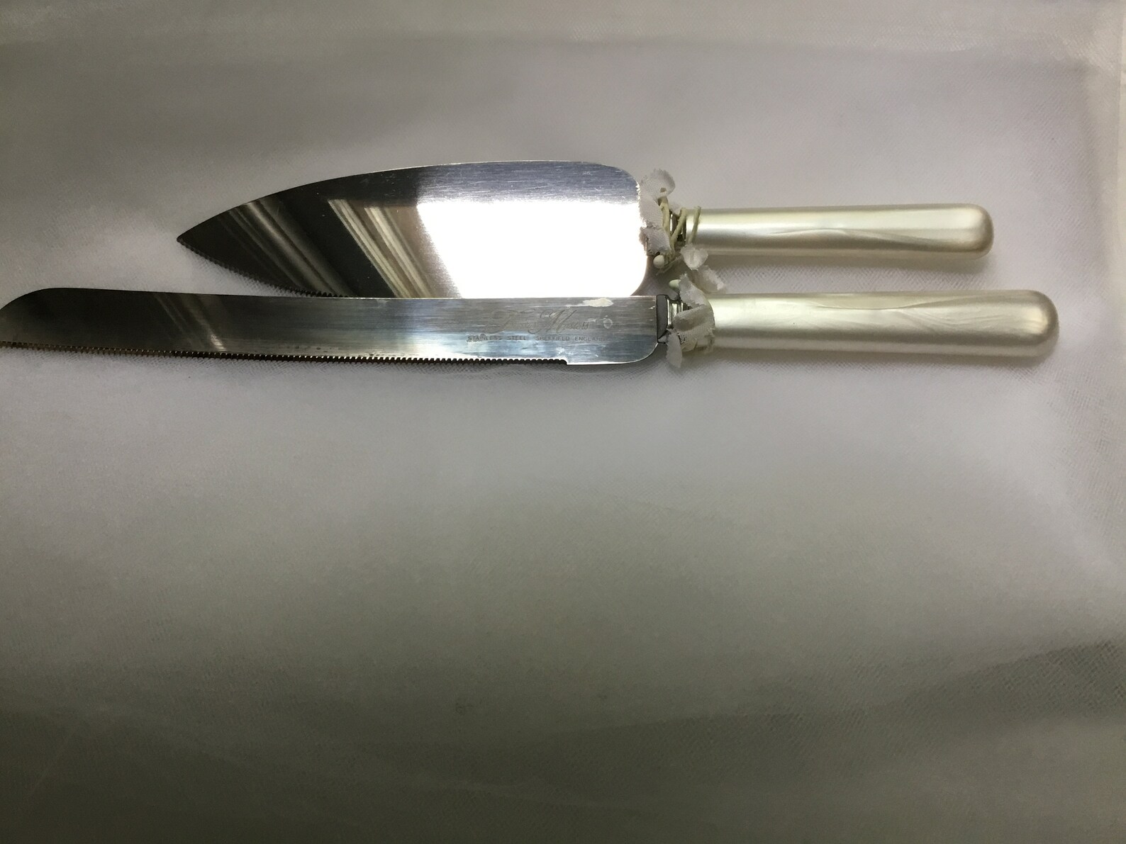 Vintage Cake Knife and Cutting Set Etsy