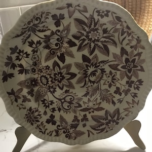 Antique Spode Copeland Dinner Plate - Royal Jasmine - Marina Brown - Original 1800s Release - Vintage Spode  Plate - Original Spode Copeland