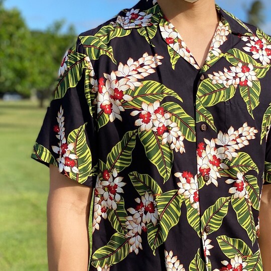 Soft Rayon Floral Panel All Over Hawaiian Aloha Shirt